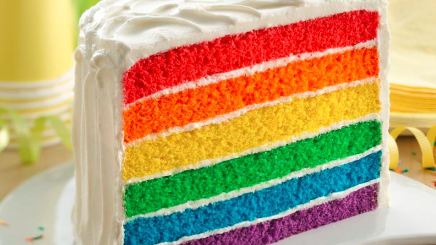 Rainbow Birthday Cake