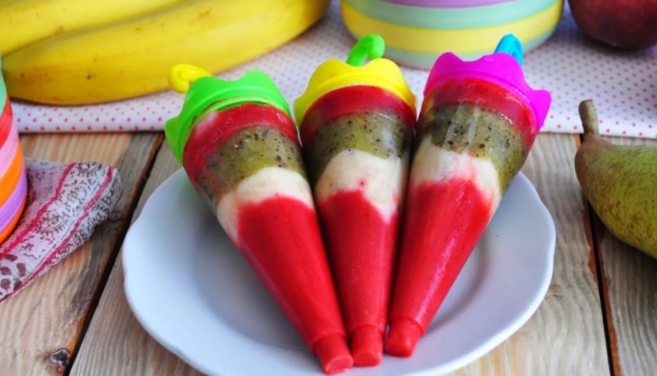 Rainbow Fruit Ice Cream