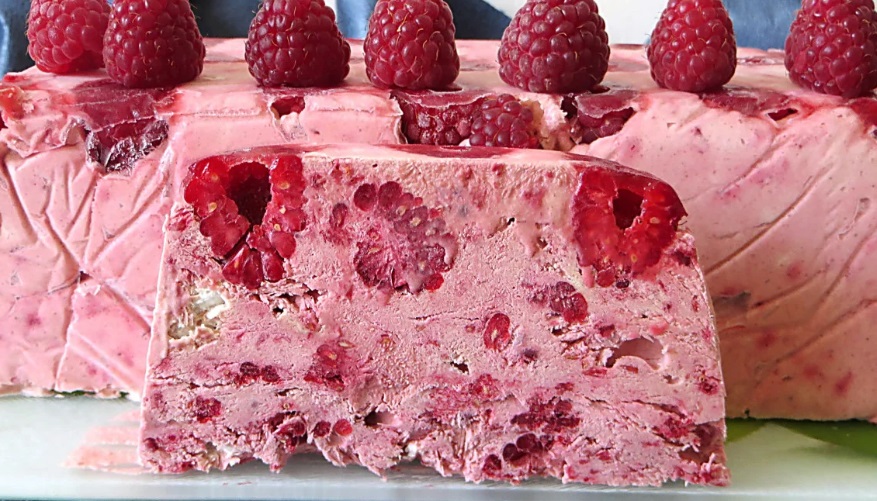 Raspberry Semifreddo