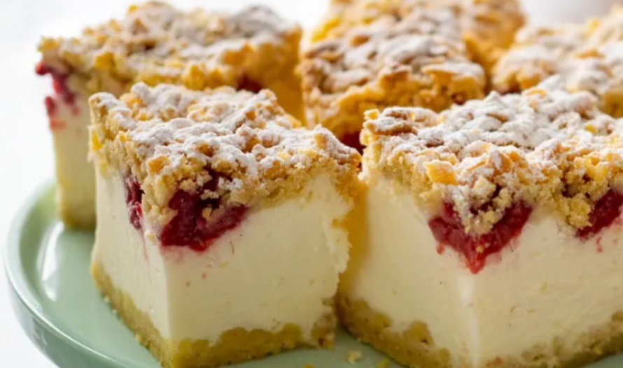 Raspberry sponge cake