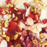 Rose syrup oatmeal