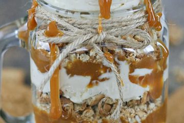 Salted Caramel Dessert in a Jar