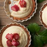 Shortcrust Pastry Muffins with Roasted Rhubarb Compote