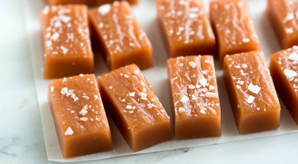 Soft chewy caramels