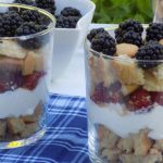Sponge Cake Dessert with Fruit and Whipped Cream