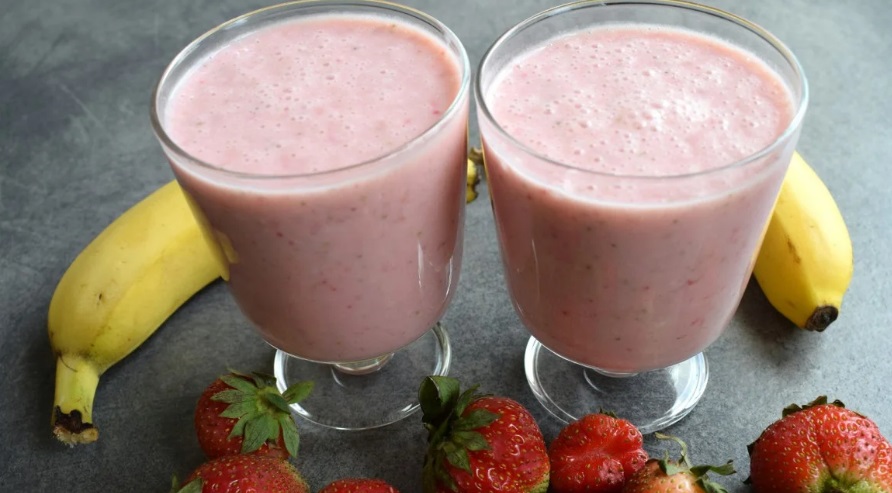 Strawberry-Banana-Coconut Smoothie