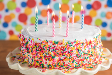 Vanilla Bean Birthday Cake