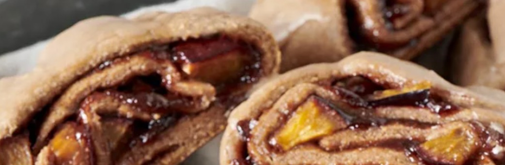 Vegan Plum Yeast Rolls