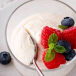 White chocolate mousse