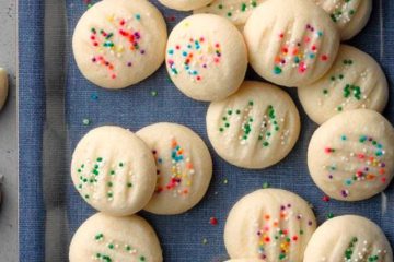 Whipped shortbread cookies