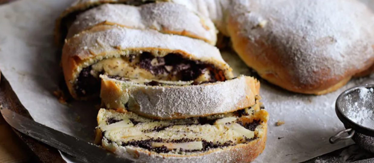 Apple and Poppy Seed Strudel