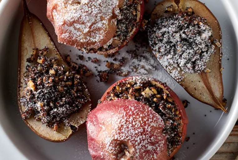 Baked Apple and Pear Kutia