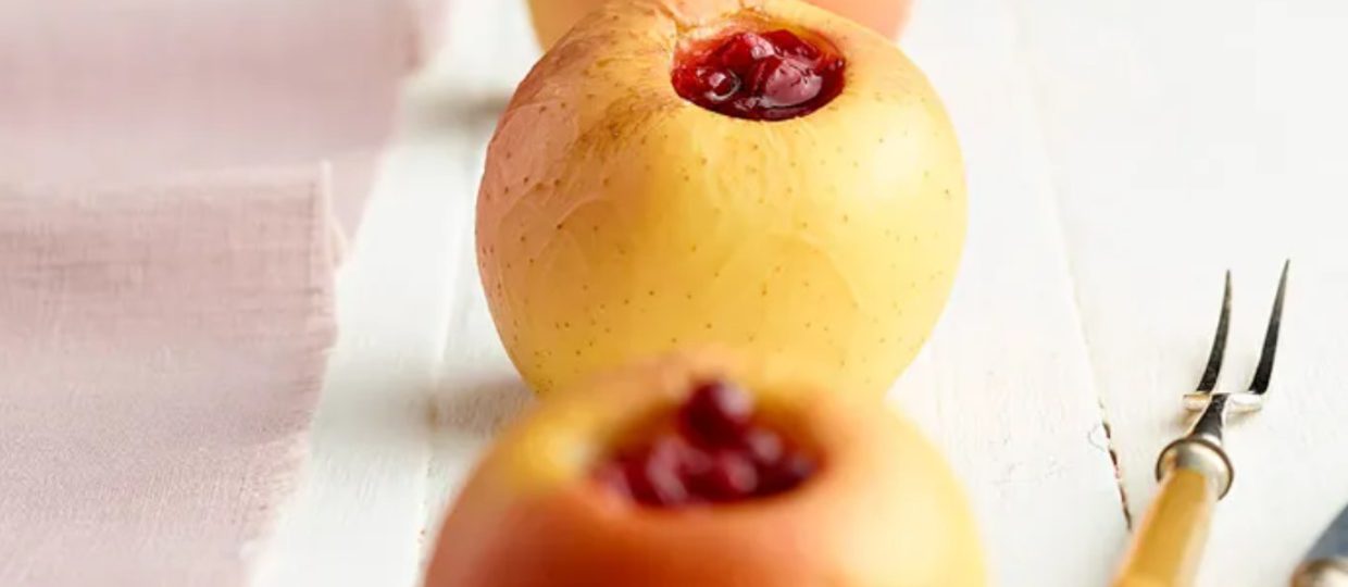 Baked Apples with Cranberries