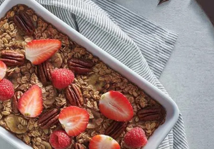 Baked Oatmeal a la Apple Pie