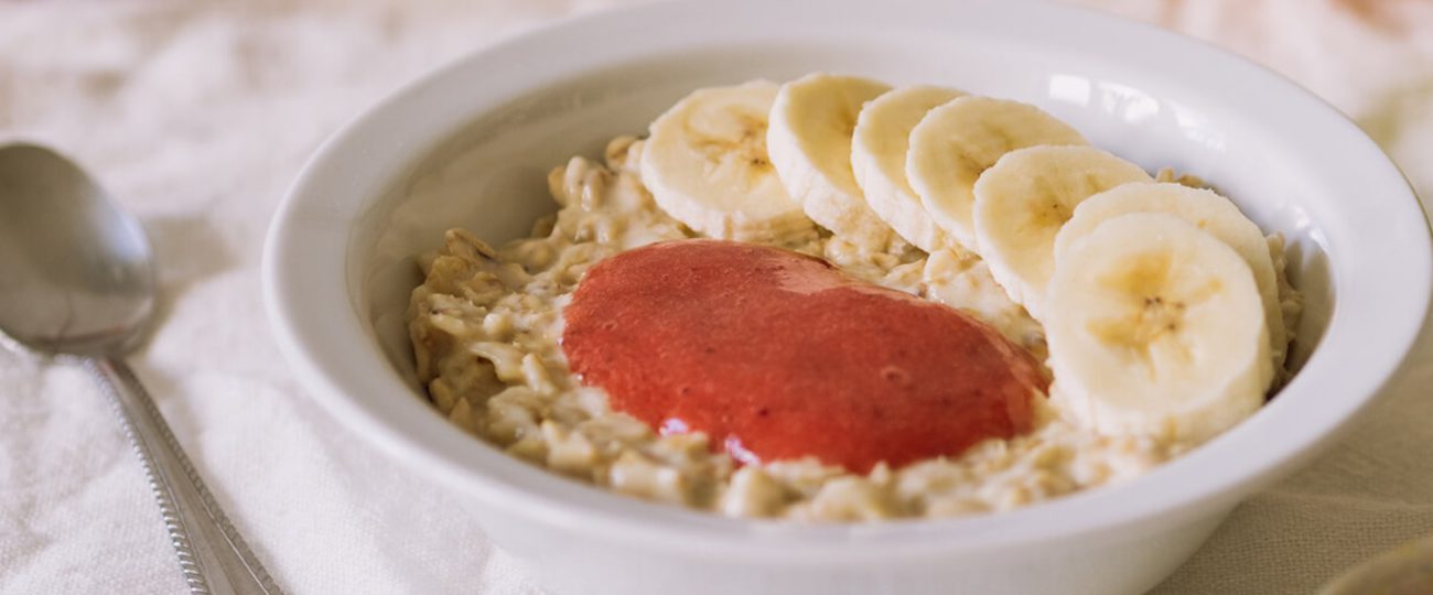 Banana and Fruit Puree Oatmeal