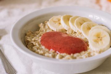 Banana and Fruit Puree Oatmeal