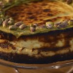 Basque Pistachio Cheesecake