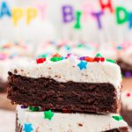 Birthday Cake Brownies