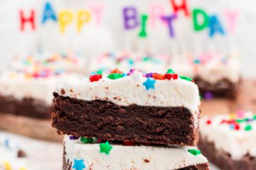 Birthday Cake Brownies