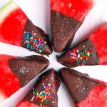 Birthday Cake Watermelon Pizza