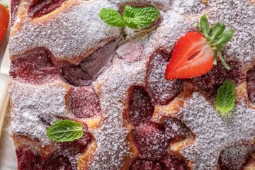 Sponge cake with Strawberries