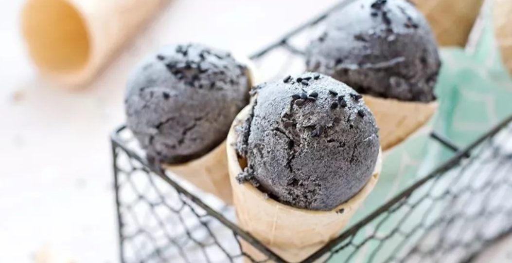 Black Sesame Ice Cream