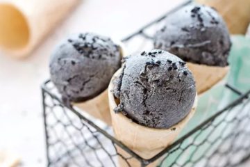 Black Sesame Ice Cream