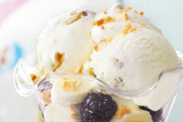 Blackberry-Banana Ice Cream Trifle