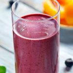 Blueberry and Peach Smoothie