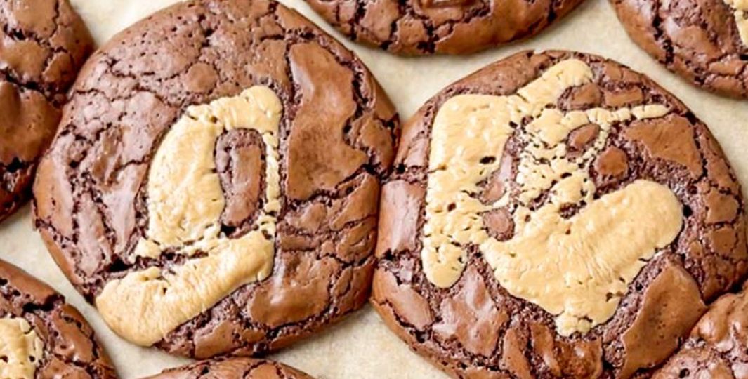 Brownie Peanut Butter Cookies