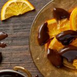Candied orange slices in dark chocolate