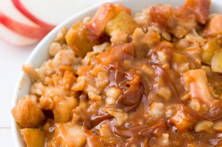 Caramel Apple Pie Oatmeal