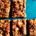 Caramelised Apple and Oat Bars