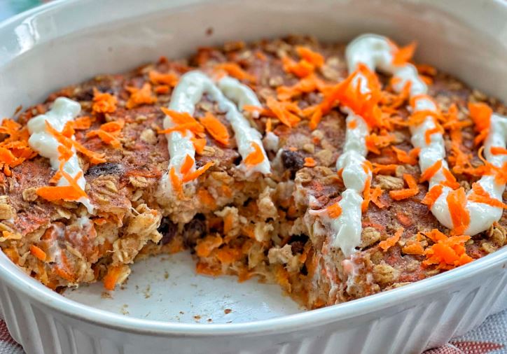 Carrot Cake Baked Oats