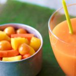 Carrot Smoothie with Mango and Ginger