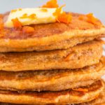 Carrot and oat pancakes