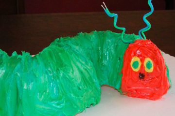 Caterpillar Birthday Cake