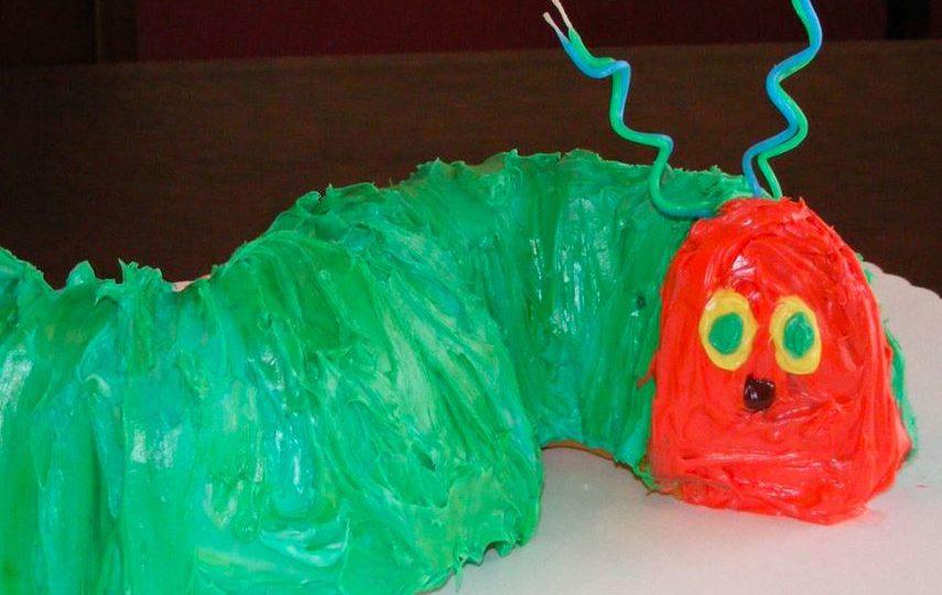 Caterpillar Birthday Cake
