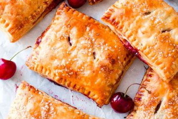 Cherry Puff Pastry Pies