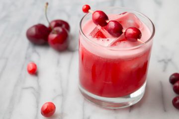 Cherry Whiskey Sour Cocktail
