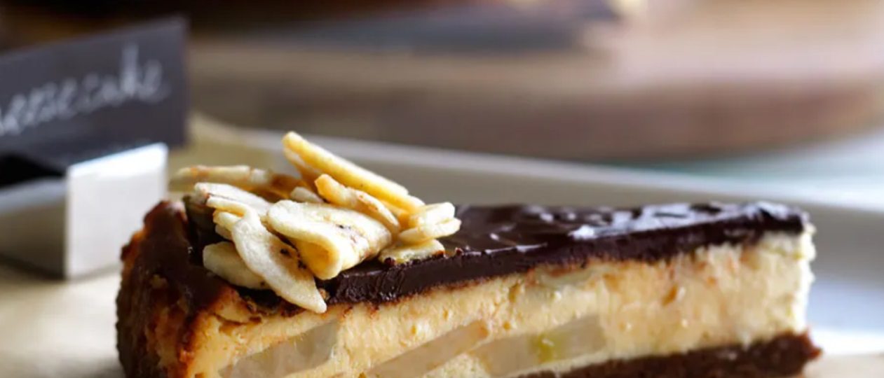 Chocolate-Banana Cheesecake