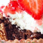 Chocolate Clouds with Whipped Cream and Fruit