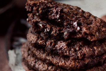Chocolate Cookies with Chocolate Chunks