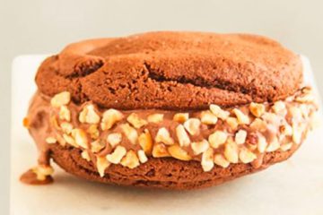 Chocolate Hazelnut Ice Cream Sandwich