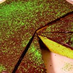 Chocolate Matcha Butter Mochi Cake