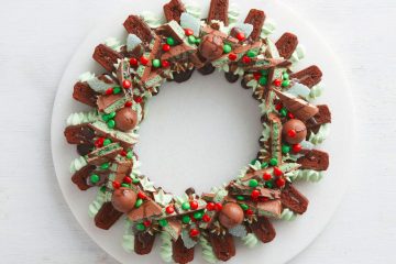 Chocolate Mint Dessert Wreath
