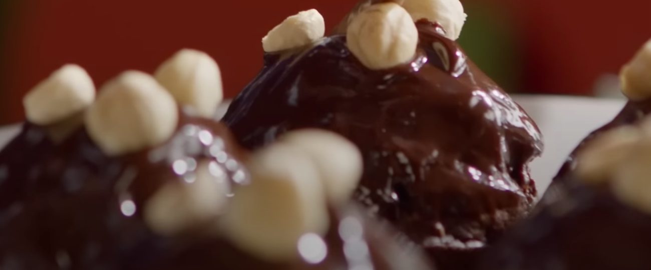 Chocolate Muffins with Dried Cranberries