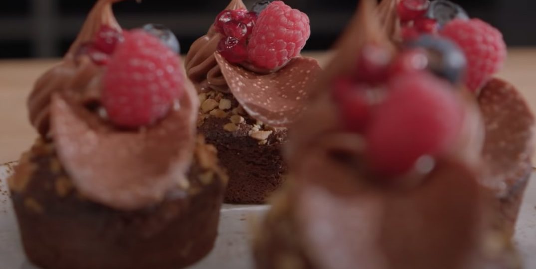 Chocolate Muffins with Kombucha
