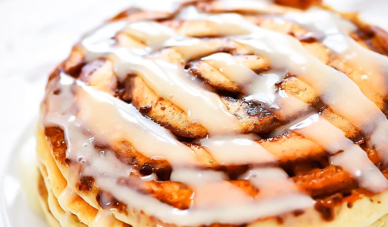 Cinnamon Roll Pancakes