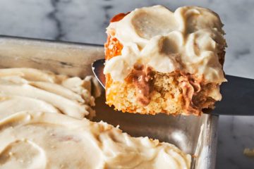 Cinnamon Roll Poke Cake